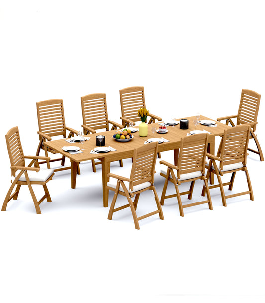 122" Caranas Dining Table with Ashley Chairs