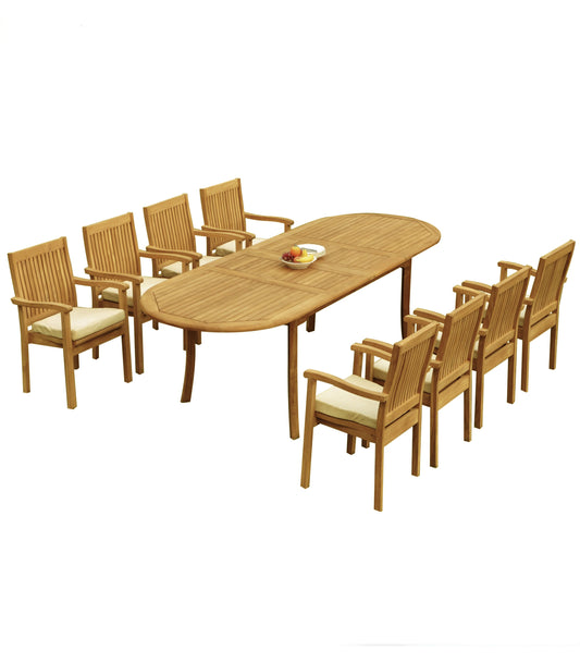 117" Oval Table with Leveb Chairs