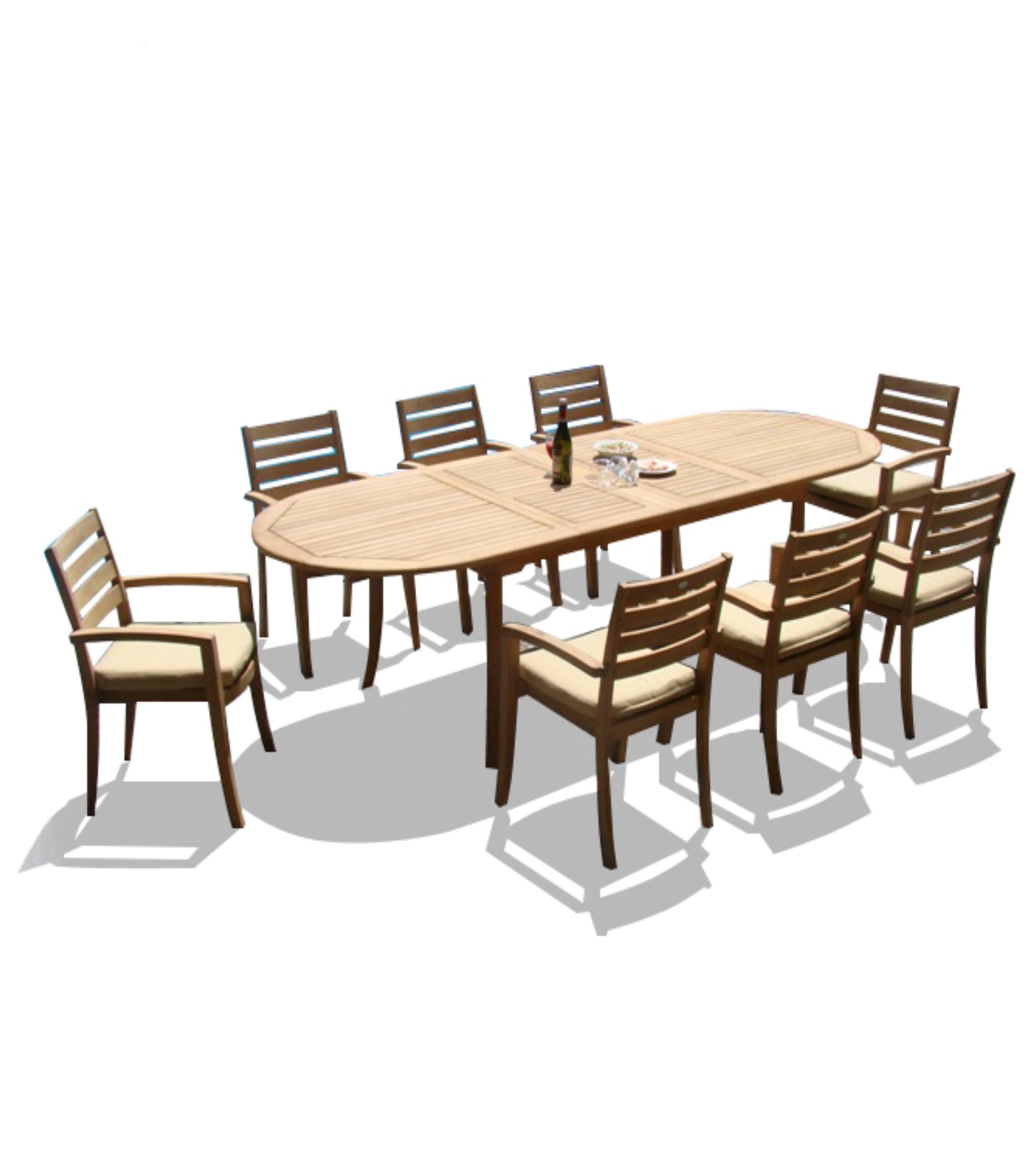 117" Oval Table with Travota Chairs