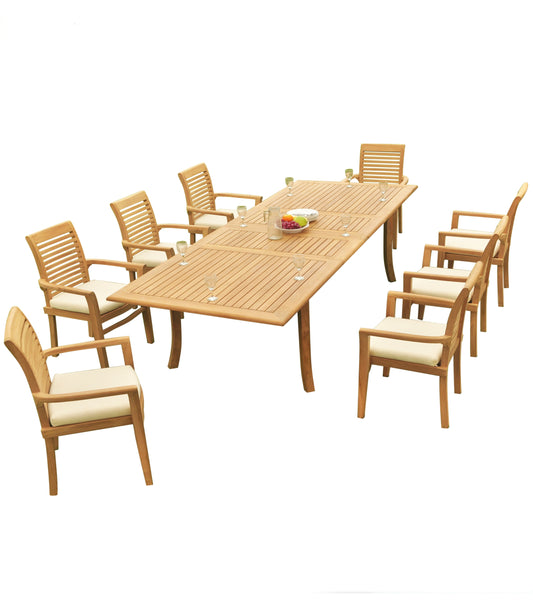 117" Rectangle Table with Mas Chairs