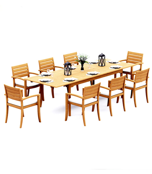 117" Rectangle Table with Travota Chairs