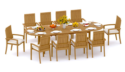 117" Oval Table with Goa Chairs