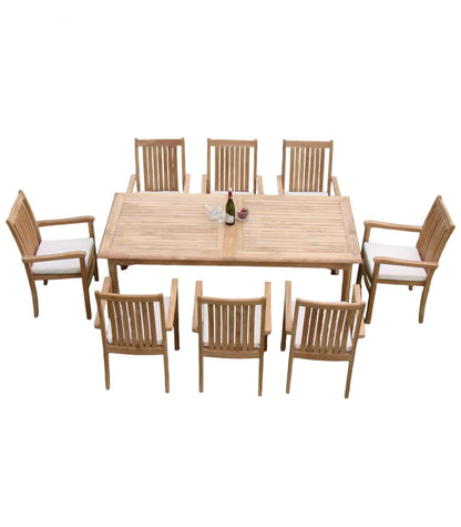 117" Rectangle Table with Cahyo Chairs