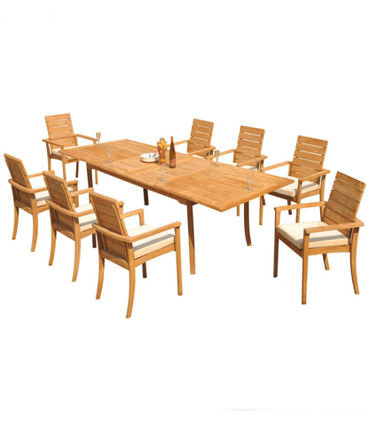 117" Rectangle Table with Algrave Chairs