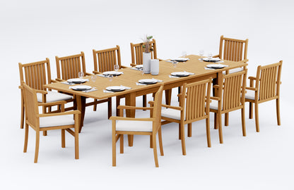 122" Atnas Dining Table with Cahyo Chairs