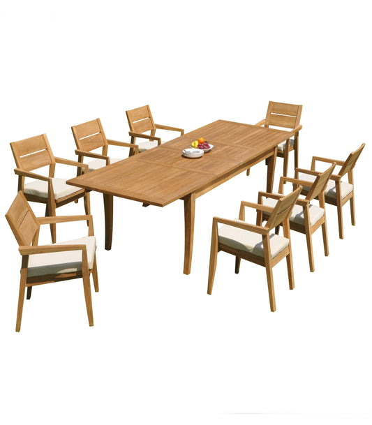 122" Atnas Dining Table with Vellore Chairs