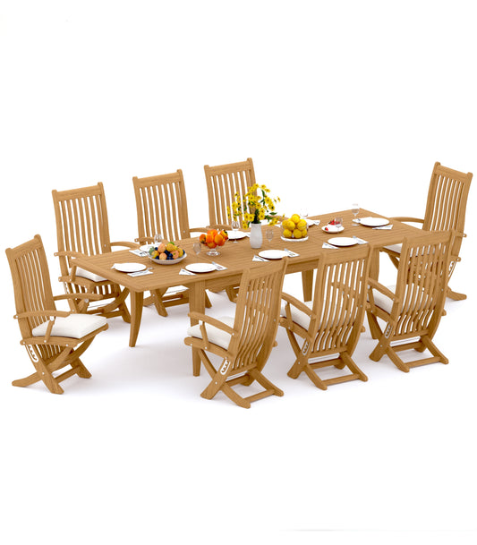 122" Atnas Dining Table with Warwick Chairs