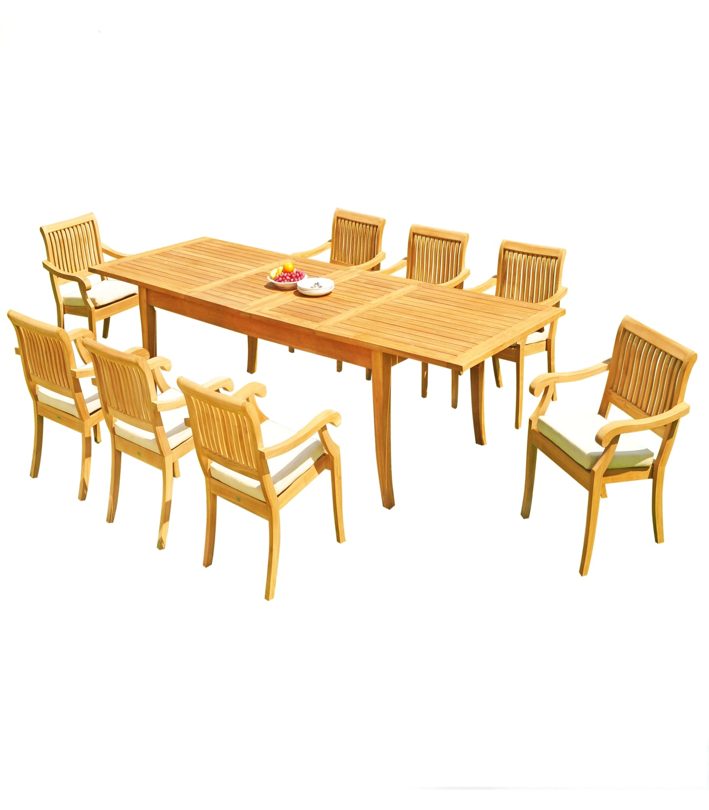 122" Atnas Dining Table with Arbor Arm Chairs