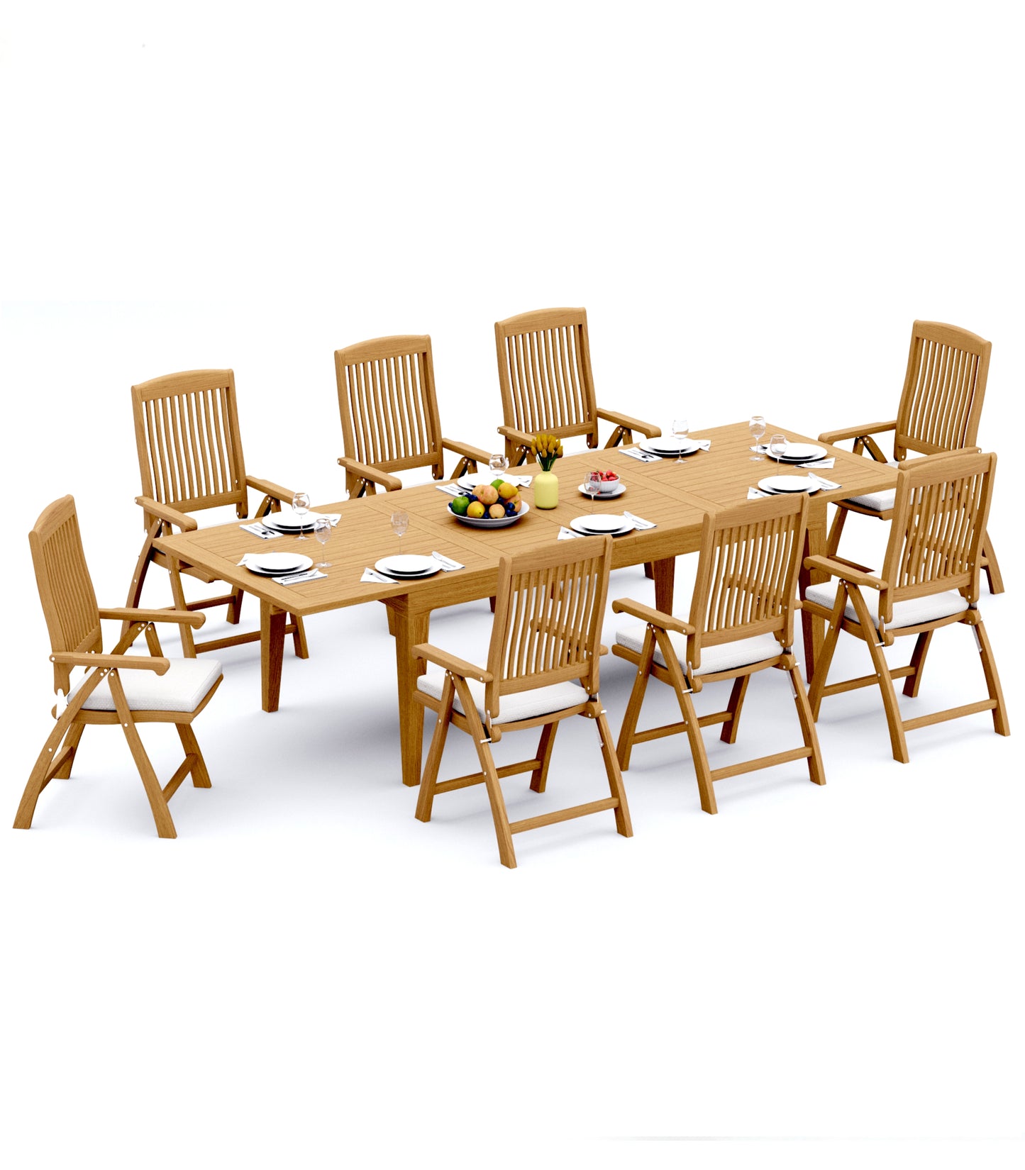 122" Caranas Dining Table with Marley Chairs