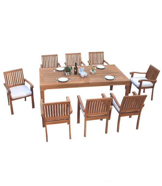 122" Caranas Dining Table with Napa Chairs