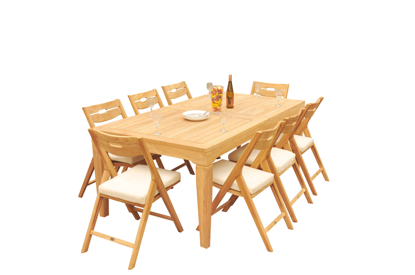 122" Caranas Dining Table with Surfliner Chairs