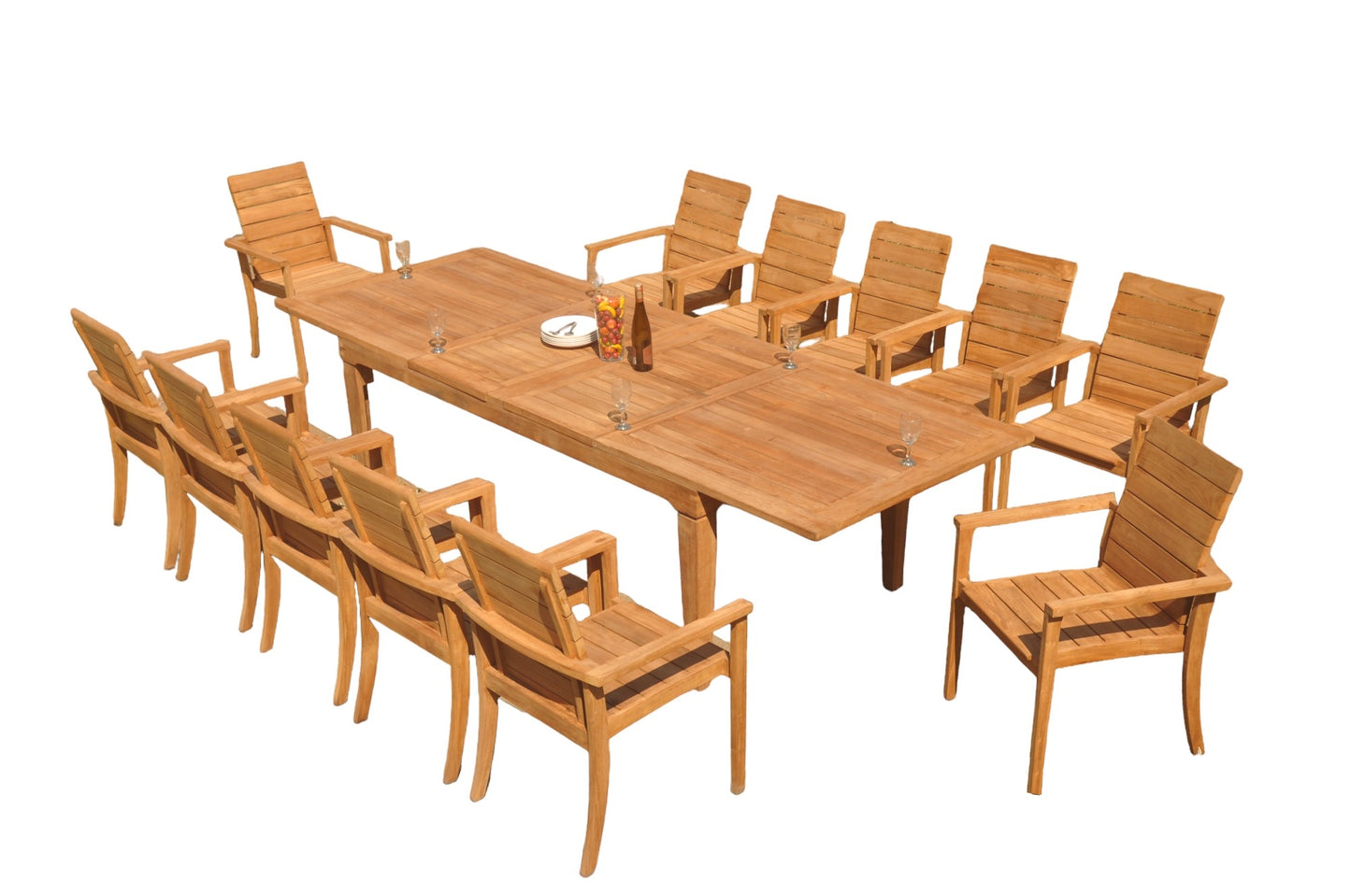 122" Caranas Dining Table with Algrave Chairs