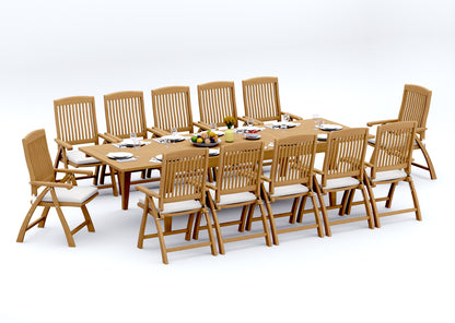 122" Caranas Dining Table with Marley Chairs