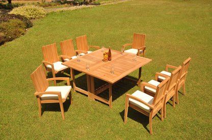 60" Square Butterfly Table with Goa Chairs