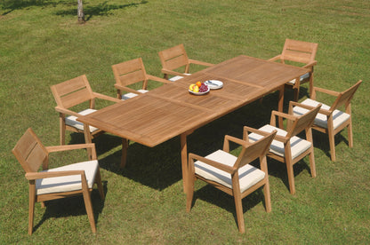 117" Rectangle Table with Vellore Chairs