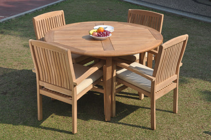 52 Round Table and with 4 Wave Chairs