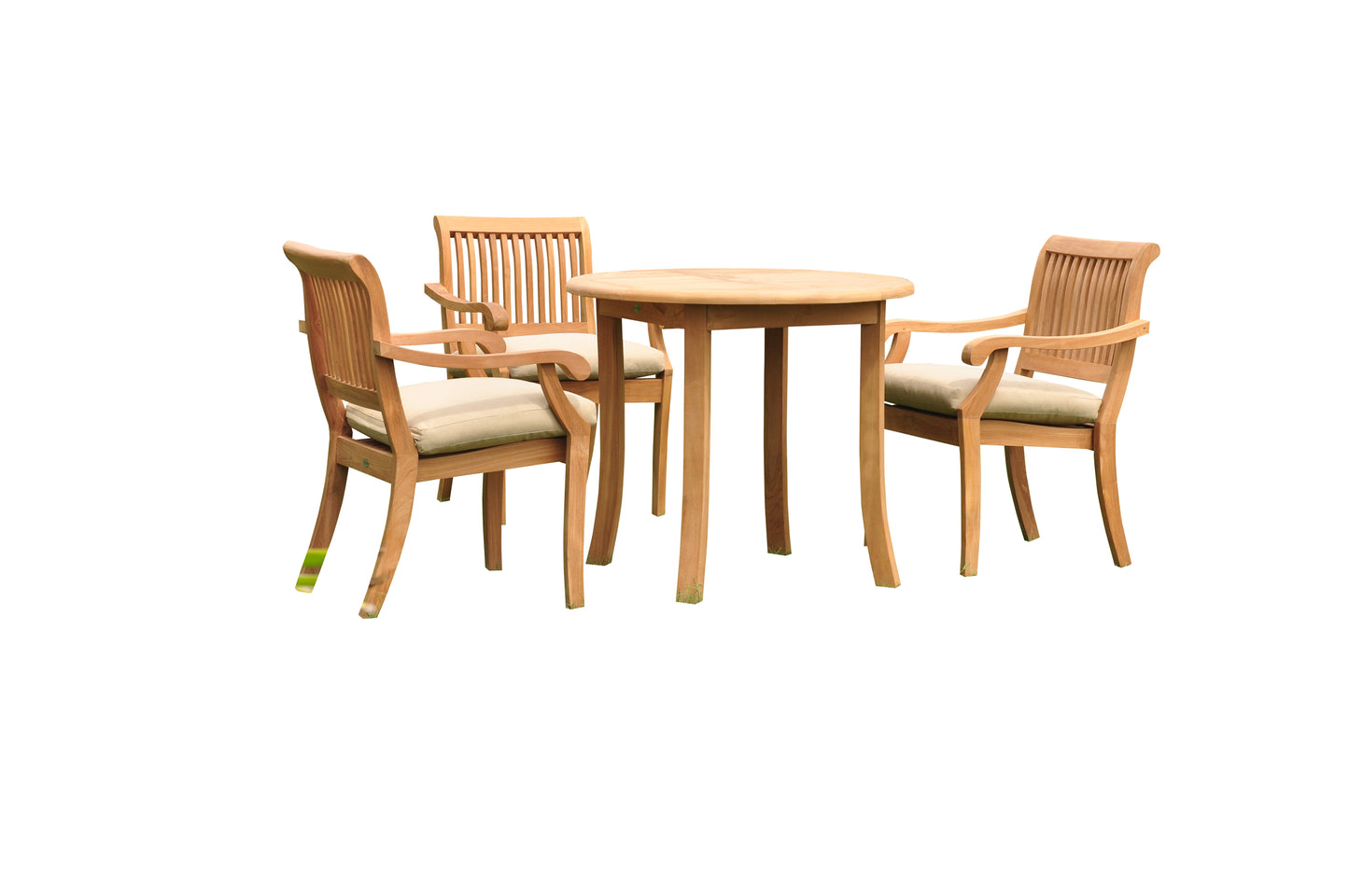 36" Round Table with Arbor Arm Chairs
