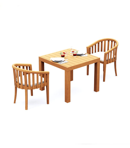 36" Square Table with Lenong Chairs