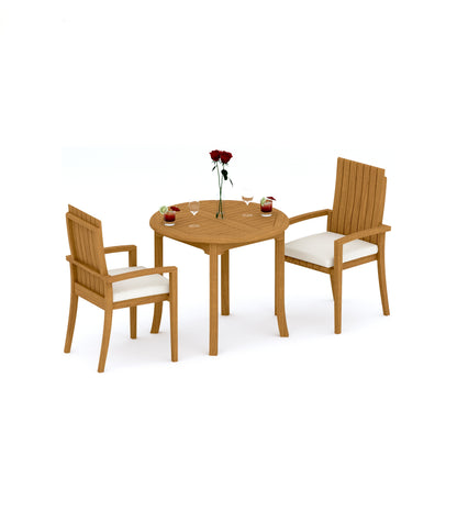 36" Round Table with Goa Chairs