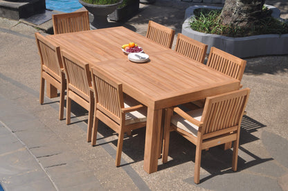 86" Canberra Table with Leveb Chairs