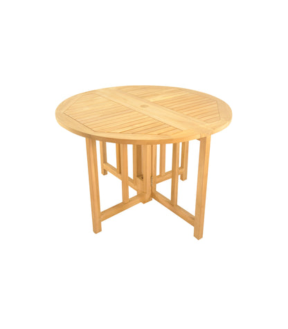 48 Round Butterfly Table and with 4 Hari Chairs