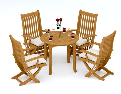 36" Round Table with Warwick Chairs