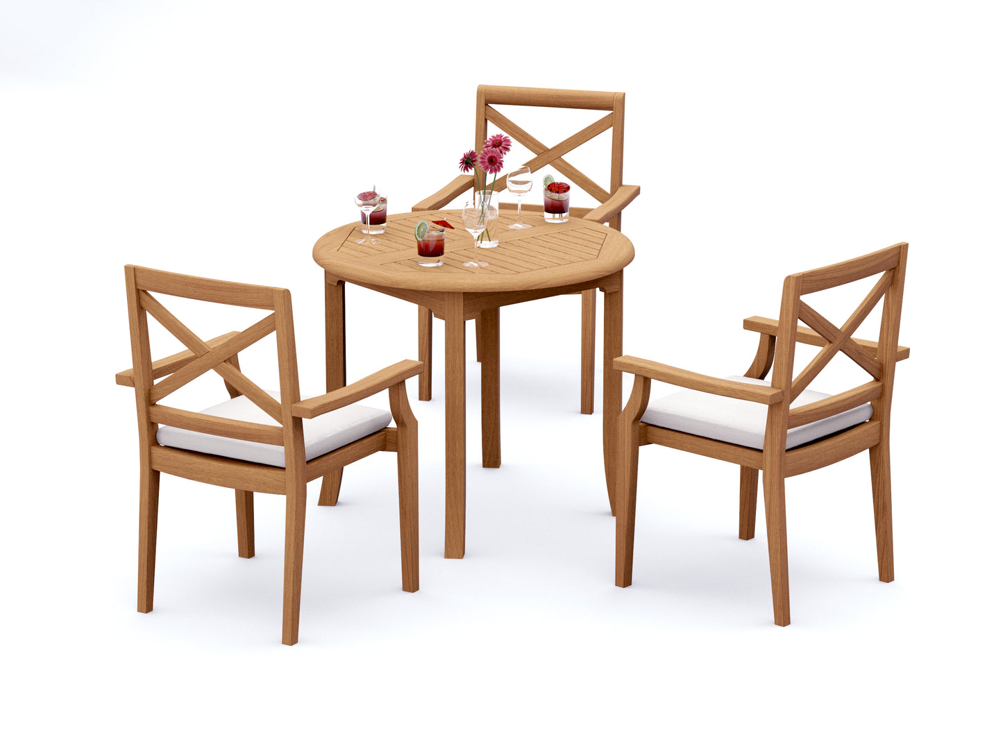 36" Round Table with Granada Chairs