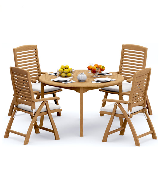 52 Round Table and with 4 Ashley Chairs