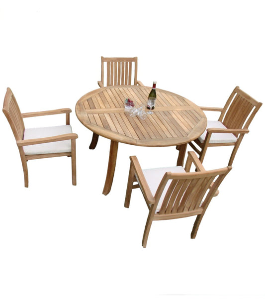 52 Round Table and with 4 Cahyo Chairs