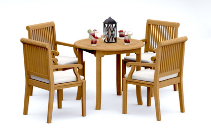 36" Round Table with Sack Chairs