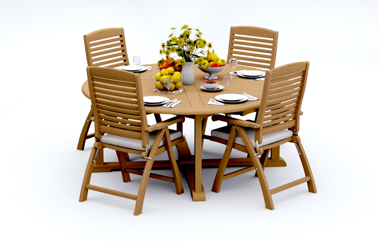 72" Round Table and Ashley Chairs