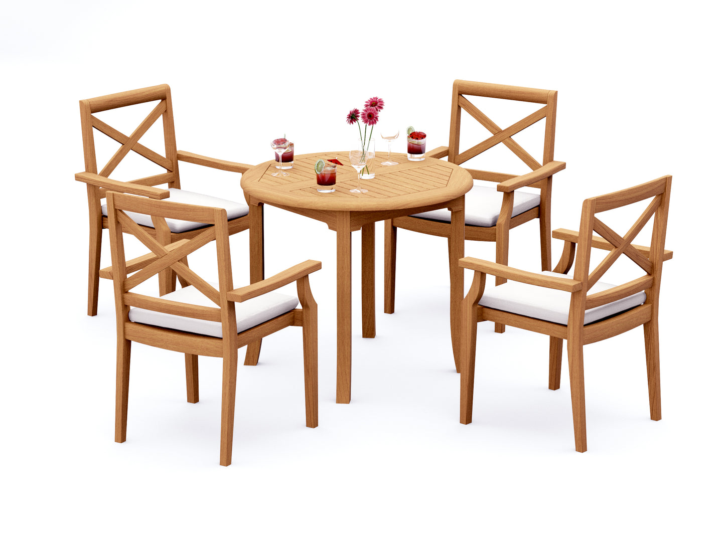 36" Round Table with Granada Chairs