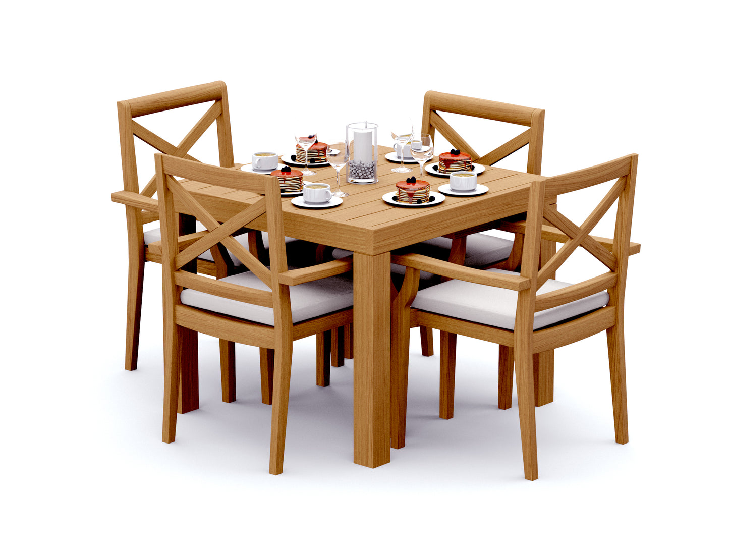 36" Square Table with Granada Chairs