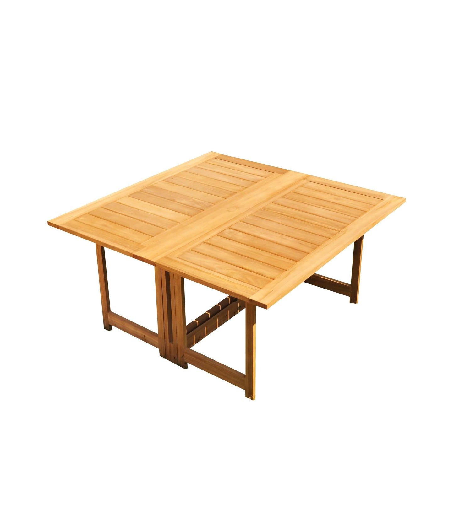 60" Square Butterfly Table with Arbor Armless chairs