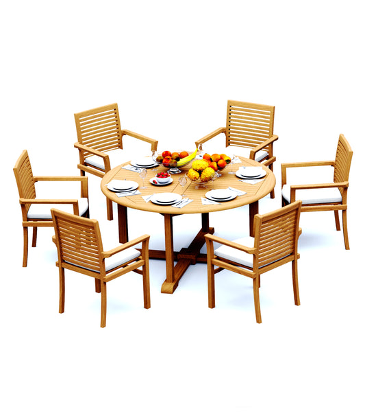 60" Round Table with 6 Mas Chairs