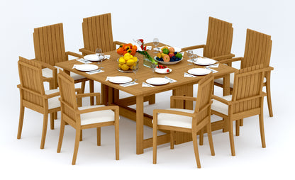 60" Square Butterfly Table with Goa Chairs