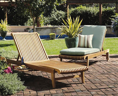 Teak Giva Chaise Lounger