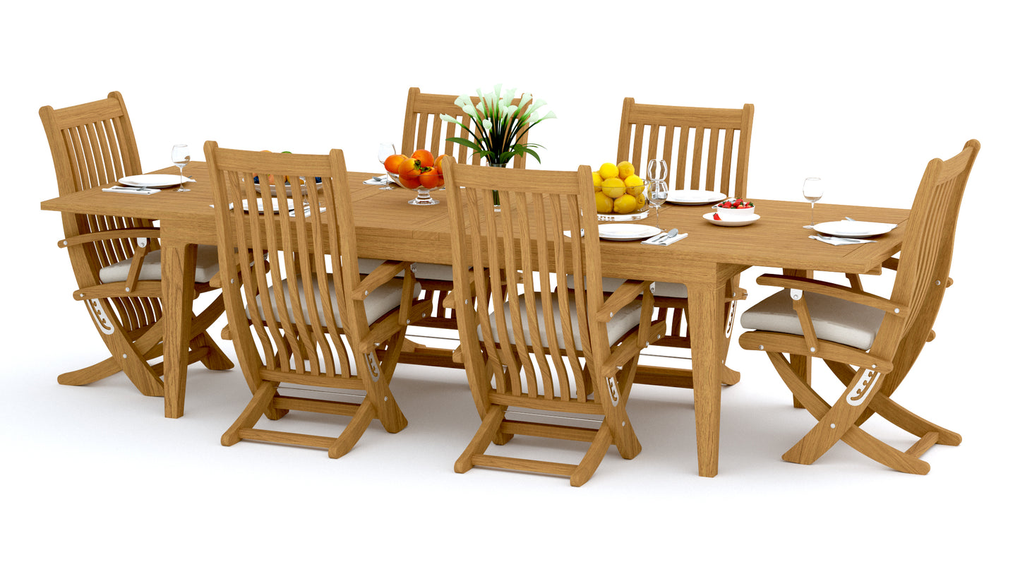 122" Caranas Dining Table with Warwick Chairs