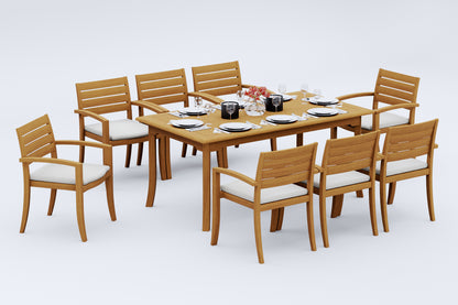 71" Rectangle Table with 6 Travota Chairs