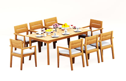 71" Rectangle Table with 6 Vellore Chairs