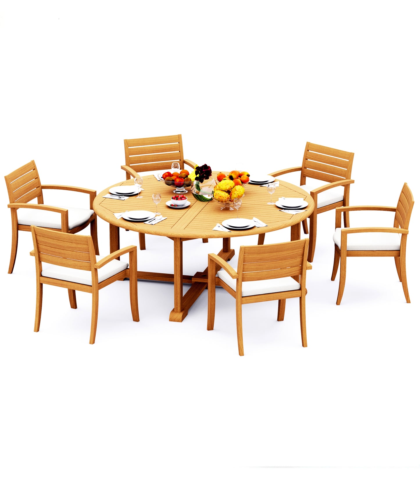 72" Round Table and Travota Chairs