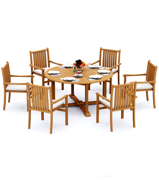 72" Round Table and Cahyo Chairs