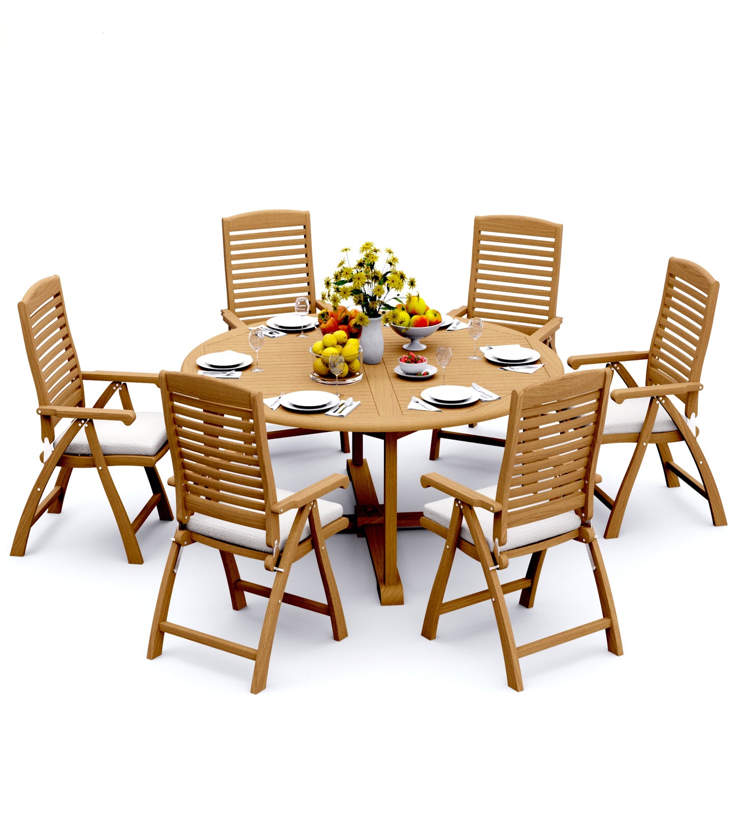 72" Round Table and Ashley Chairs