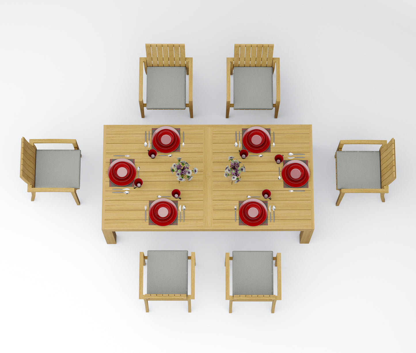 86" Canberra Table with Goa Chairs