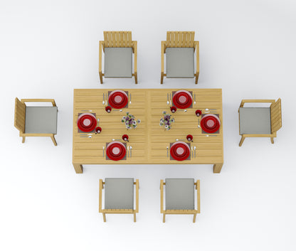 86" Canberra Table with Goa Chairs