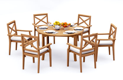 52 Round Table and with 4 Granada Chairs