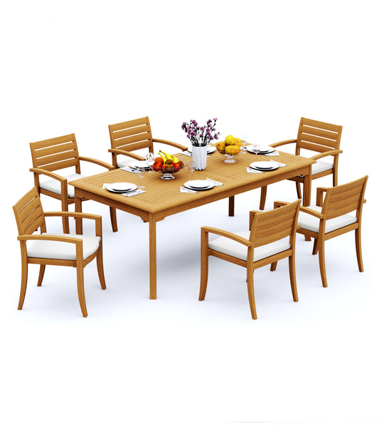 83" Rectangle Table with Travota Chairs