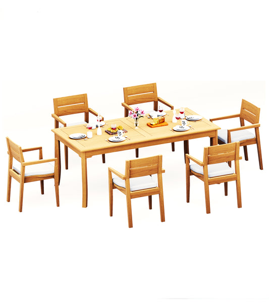 83" Rectangle Table with Vellore Chairs