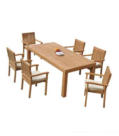 86" Canberra Table with Leveb Chairs