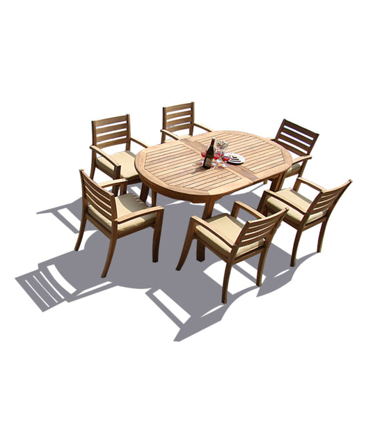 94" Oval Table with Travota Chairs